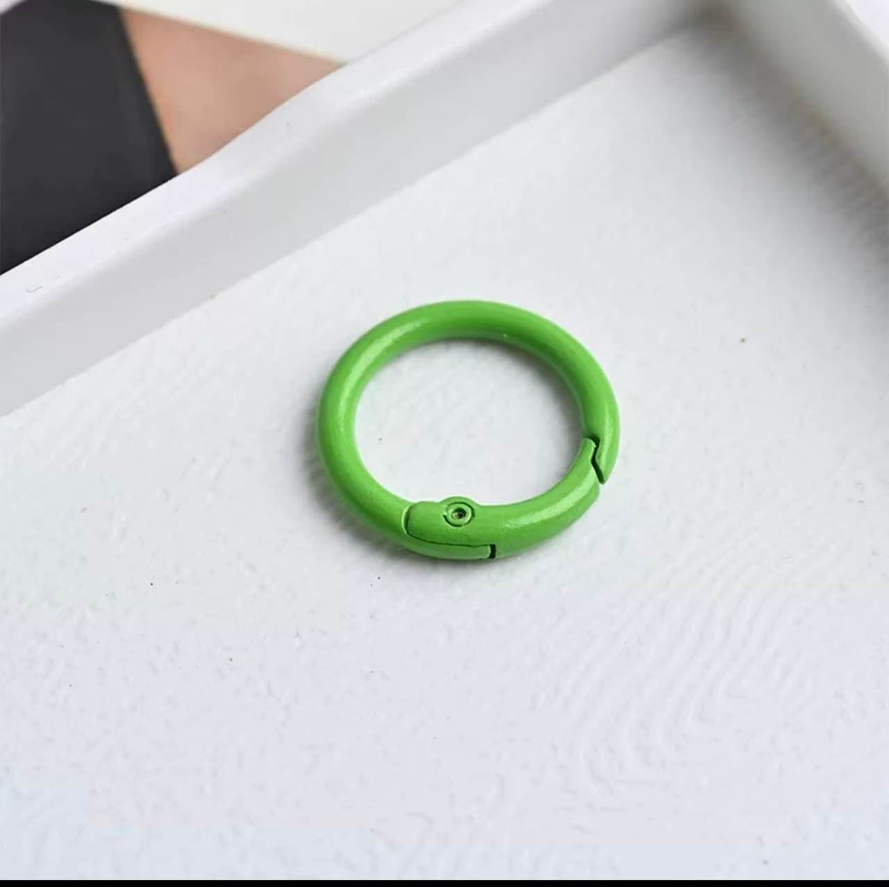 DIY Color Painted Spring Clasps