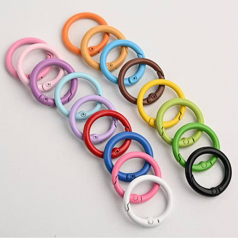 DIY Color Painted Spring Clasps